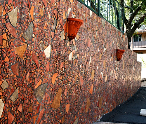 dan mueller mosaic terracotta wall austin-finished